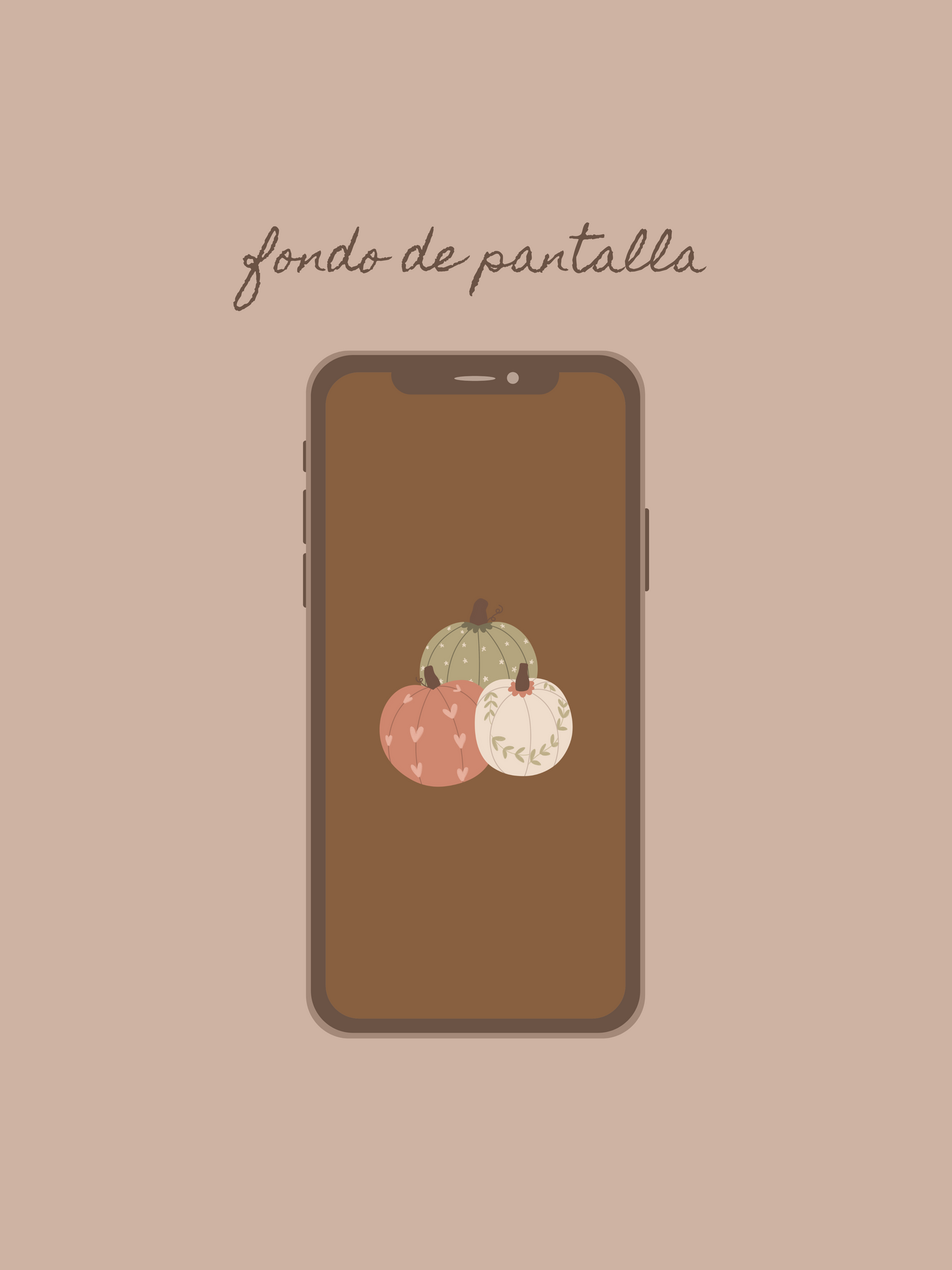 Fondo de pantalla para teléfono de calabazas