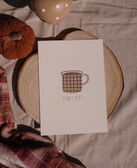 Lámina taza de café - tamaño A5 y 10x15