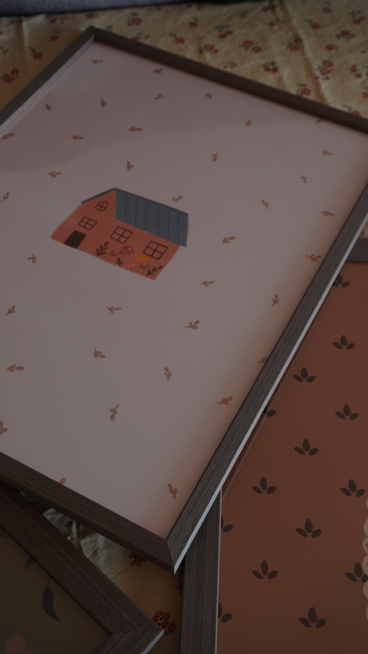 Lámina casita primavera a5 y 30x40