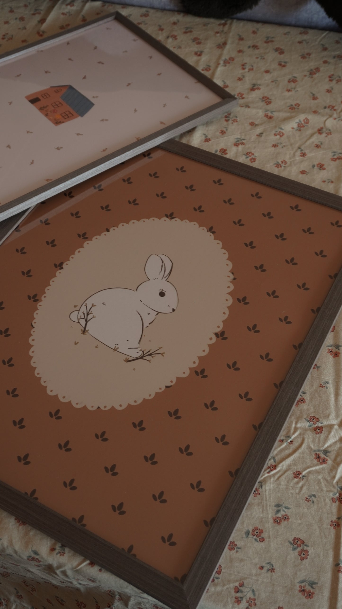 Lámina conejo primavera a5 y 30x40